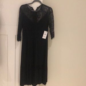 Zara Basic pleated dress.